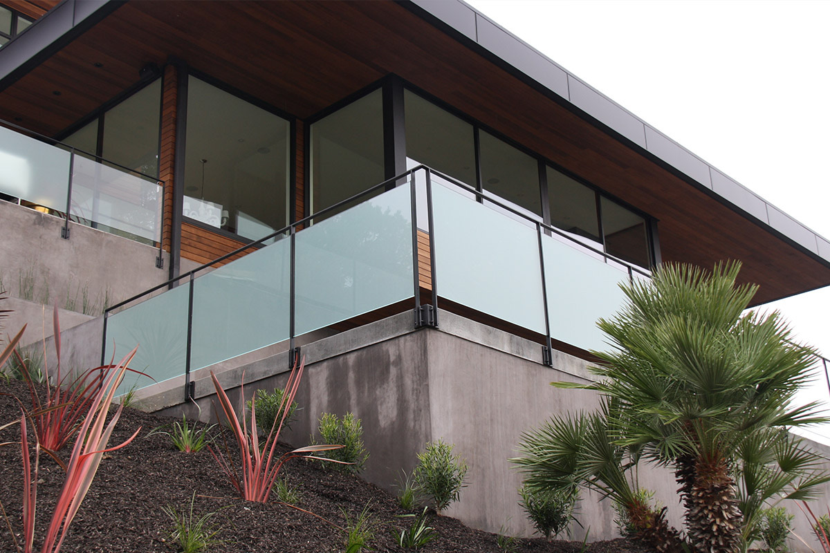 Matte Black Steel Railing Installations — photo 3