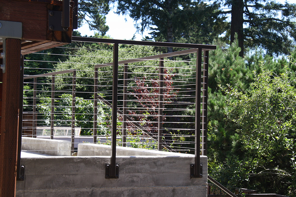 Matte Black Steel Railing Installations — photo 4