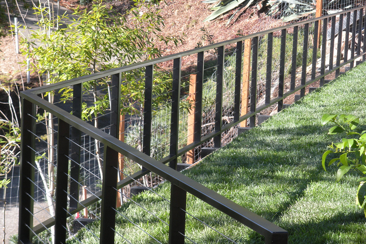 Matte Black Steel Railing Installations — photo 5