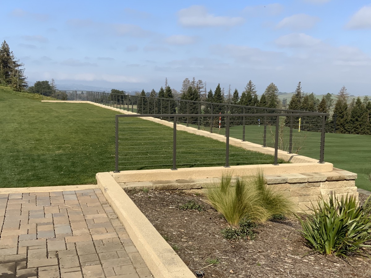 Palo Alto Golf Club cable railing