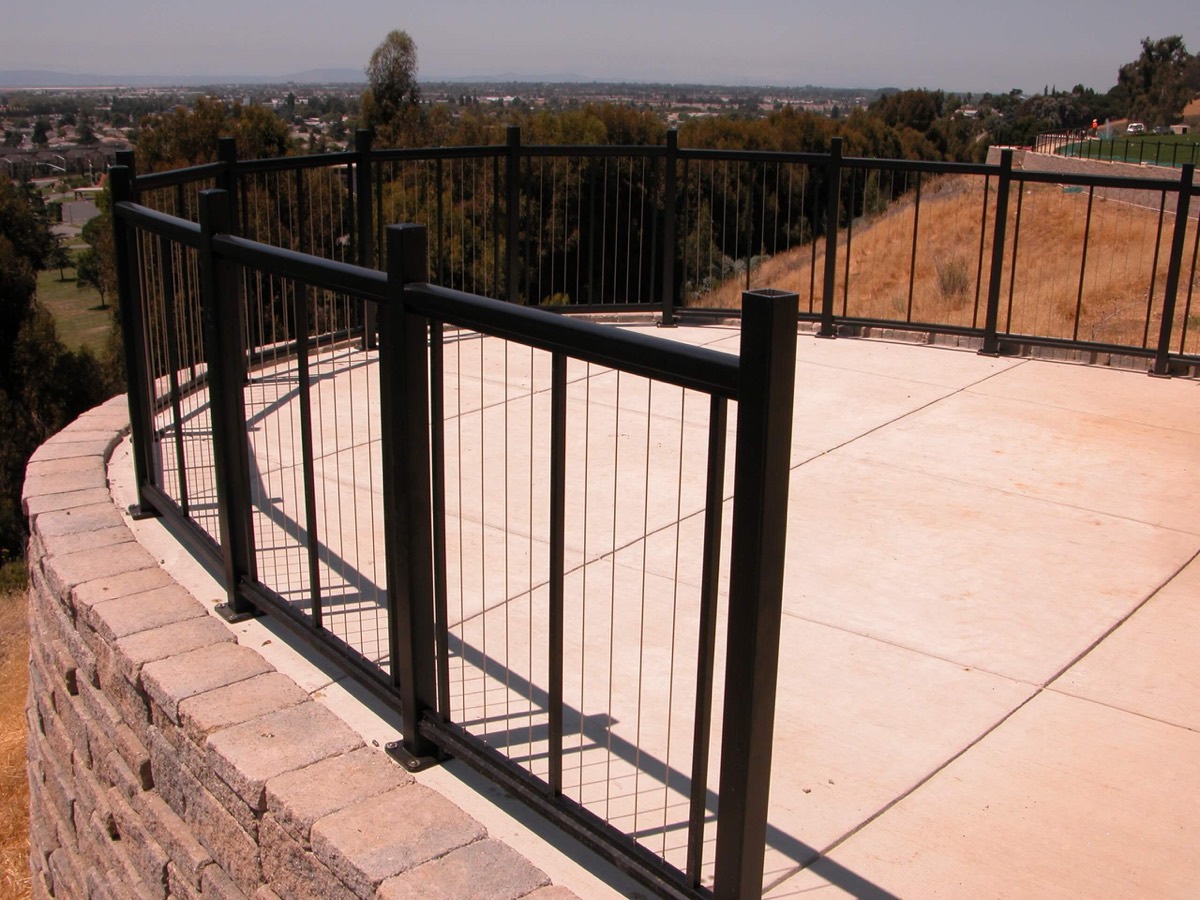 Vertical cable railing installation in the Tri-Valley